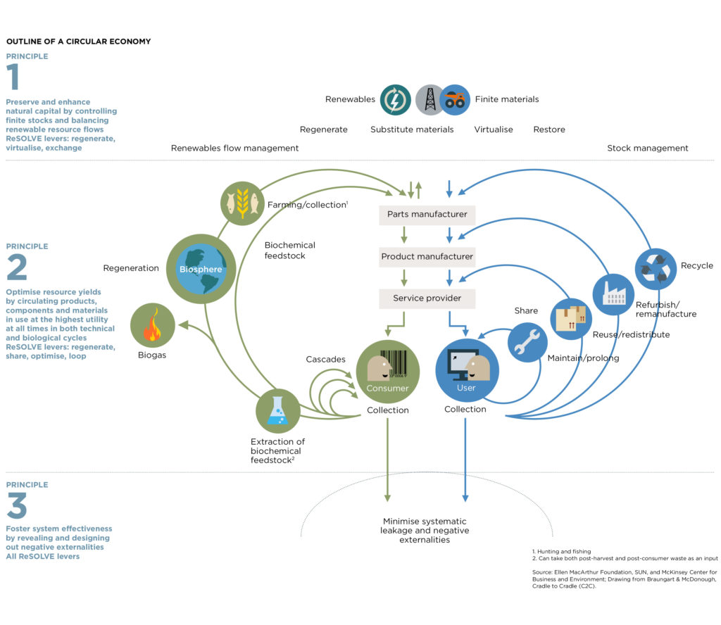 Circular Economy System Diagram